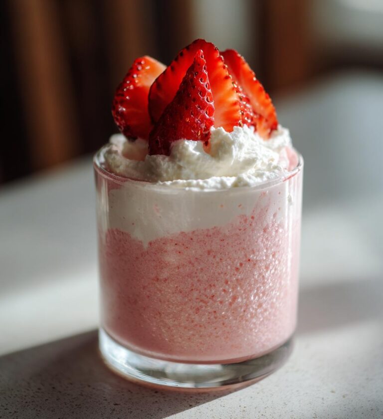 Vanille Erdbeer Mousse
