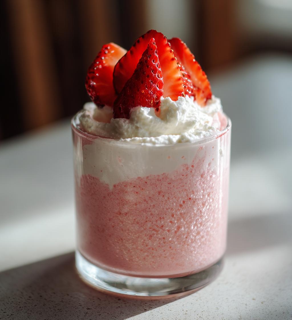 Vanille Erdbeer Mousse
